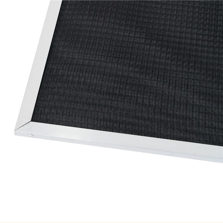Aluminum alloy frame washable nylon mesh filter.