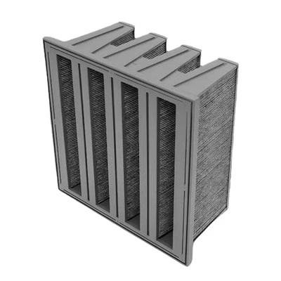 Activated Carbon V Bank Air Filter
